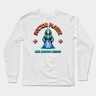 doctor plague pixel art Long Sleeve T-Shirt